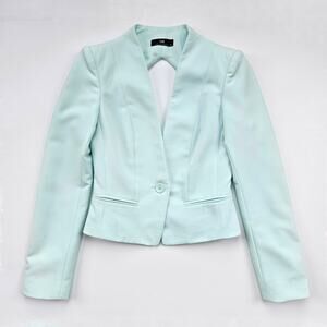 Cue Australia Mint Green Cut Out Blazer Size 2